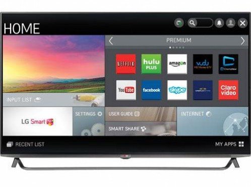 LG Smart TV Apps Home Screen