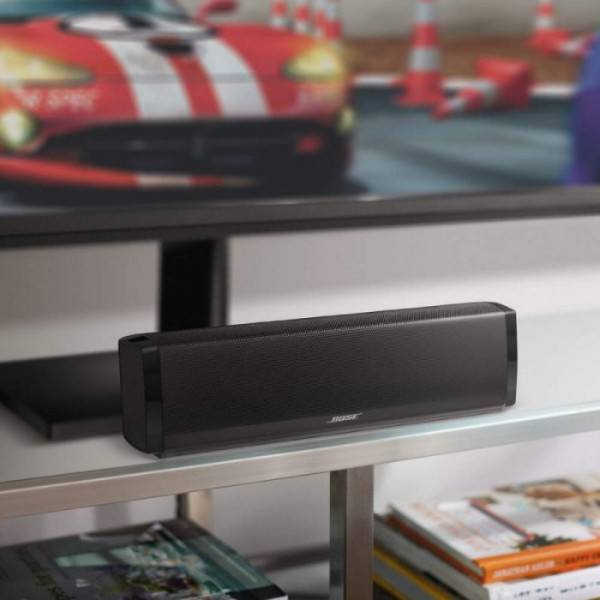 Bose CineMate 15 on TV stand