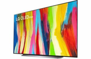 LG C2 angle view