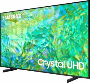 Samsung CU8000 angle view